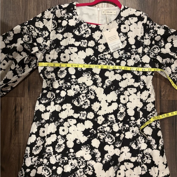 NWT Everlane black/white floral midi - size 10 - Picture 4 of 7